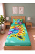 Hand Painted Rayon Bedsheet Set Single Size